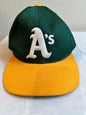Oakland A’s baseball Green and Yellow (A’s) adjustable snap hat
