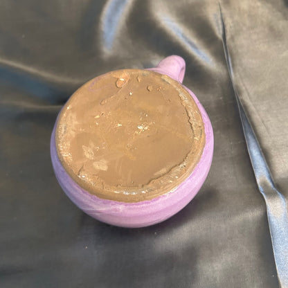 Mug Handmade Pottery Ceramic Lavender 6oz