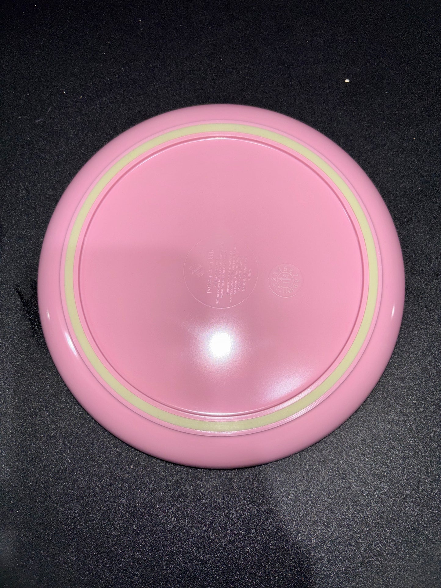 Pink Butterfly Plate ￼