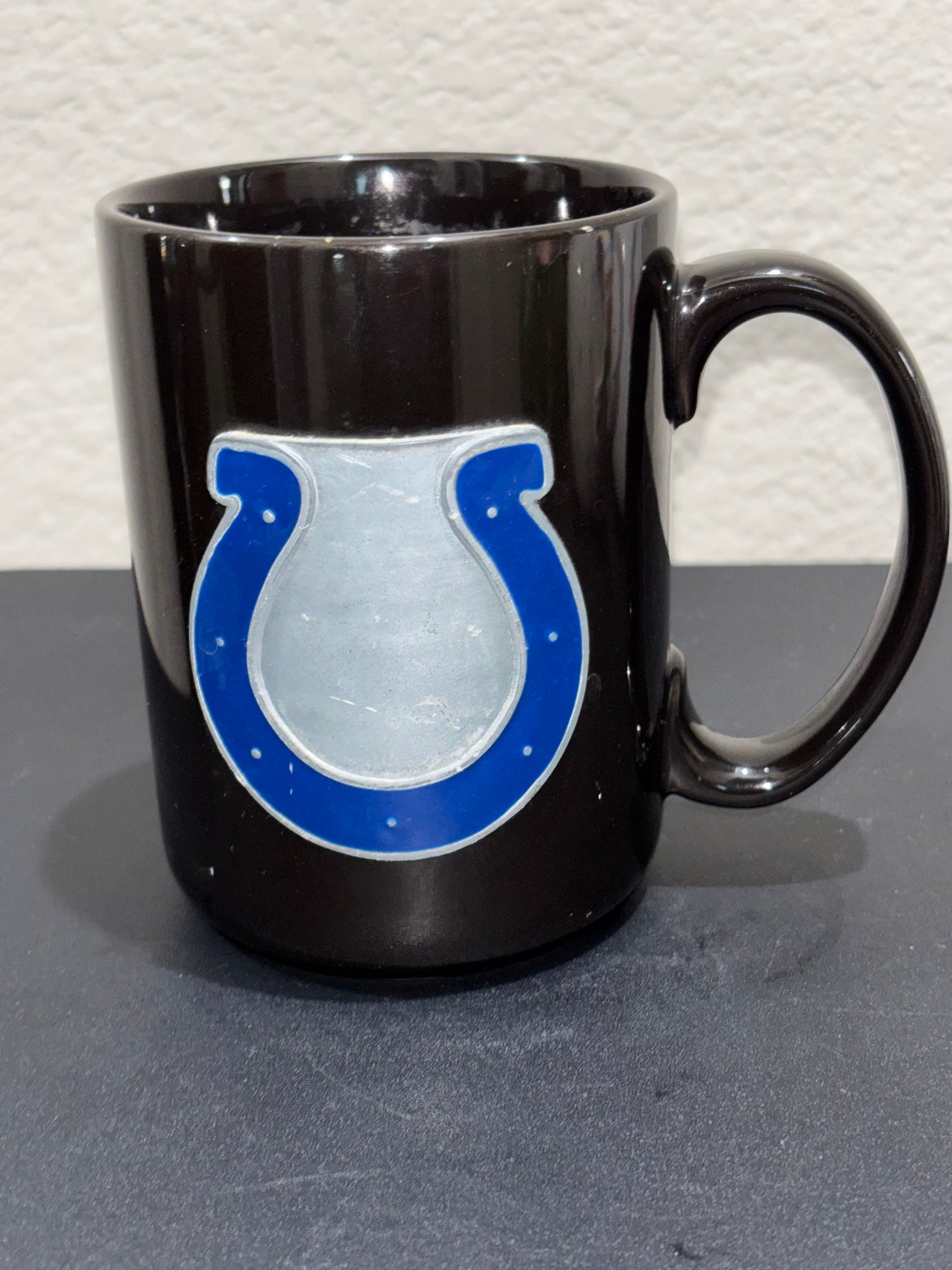 Indianapolis Colts black coffee mug