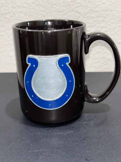 Indianapolis Colts black coffee mug