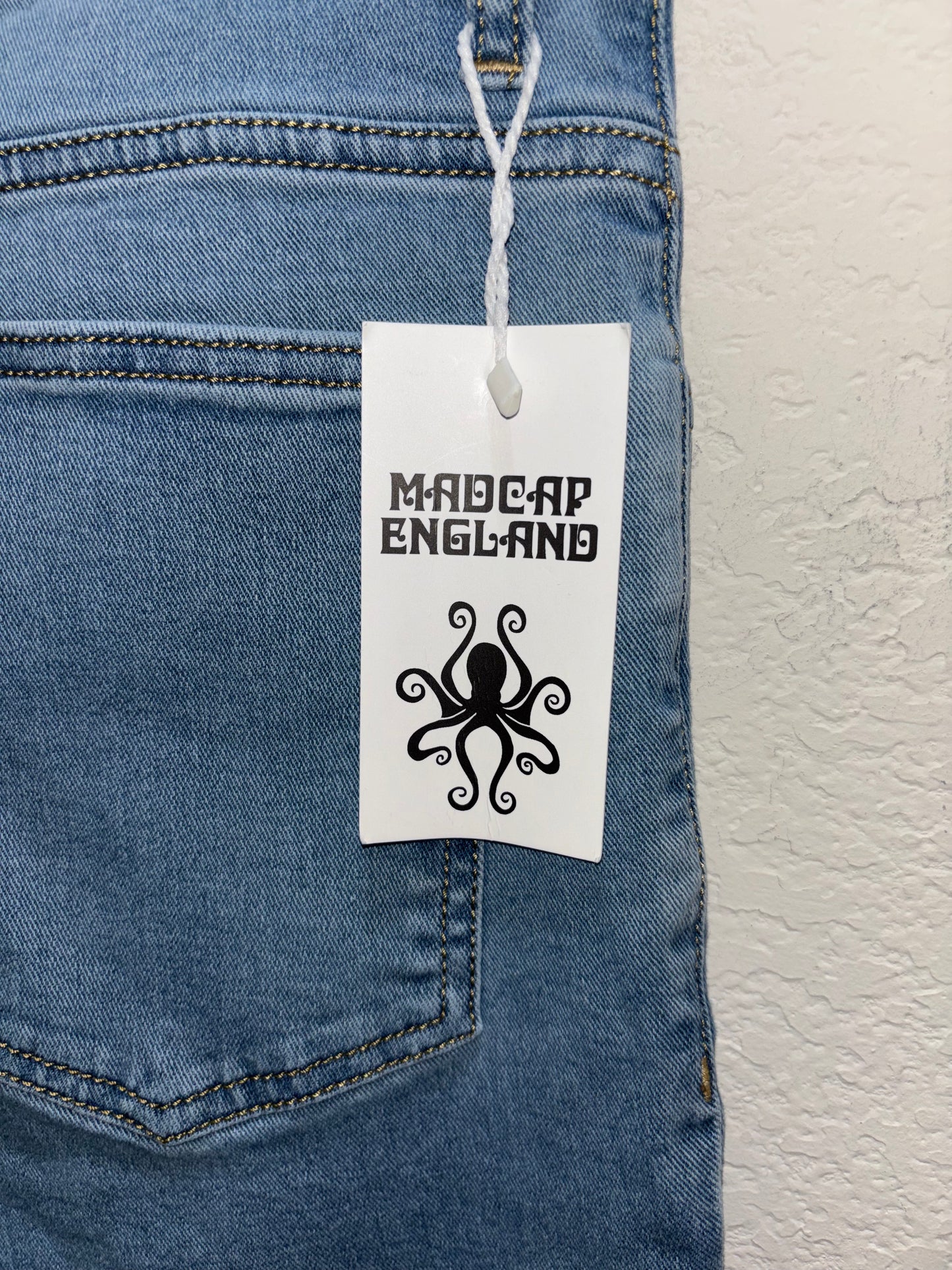 Madcap England Blue Denim Bell Bottom Jeans size 40