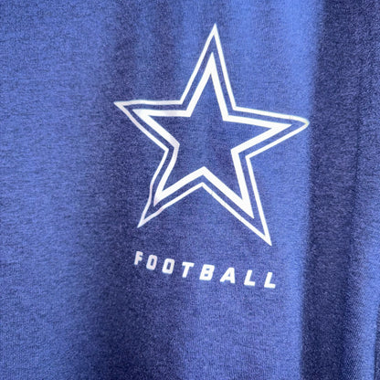 NFL Nike Dri-Fit Dallas Cowboys 2XL Blue Long Sleeve Shirt