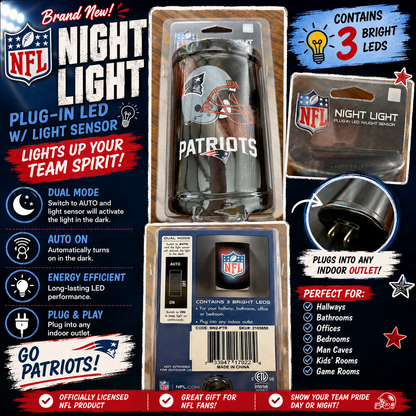 New England Patriots nightlight ￼