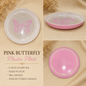 Pink Butterfly Plate ￼