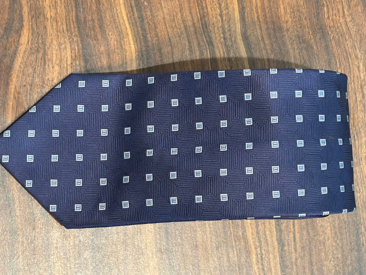 Nautica Blue Tie 100% Silk 58”