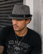 Original Penguin Gray Fedora style hat
