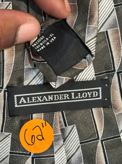 Alexander Lloyd 100% Silk 62” Tie