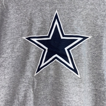 Authentic Dallas Cowboys Gray Star Logo Shirt (Youth Medium)