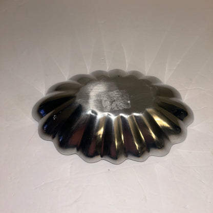 Cobalt Blue and Metal Trinket/Candy Dish