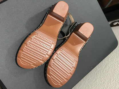 Black Heel Women Sandals size (41) 9