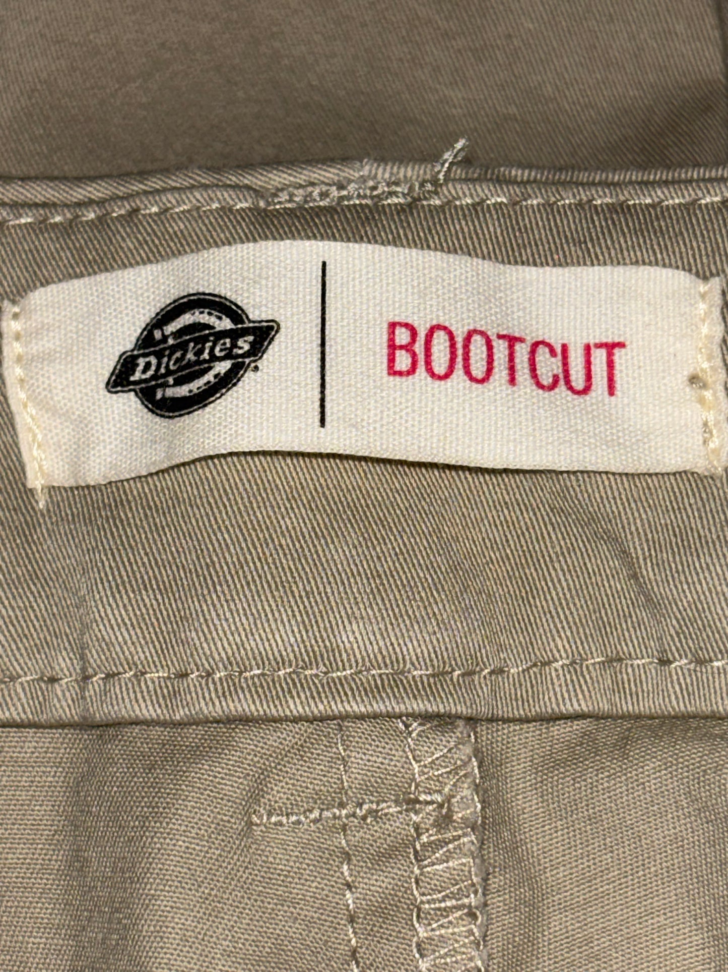 Dickies Khaki Bootcut trouser pants women’s size 16 regular
