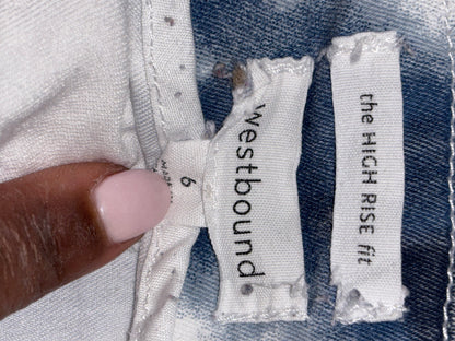 Women’s Tie Dye Blue and White Jeans size 6 by Westbound