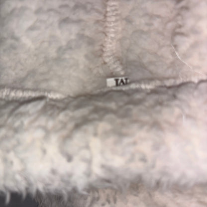 White fleece lounge pant joggers with pockets women’s size medium