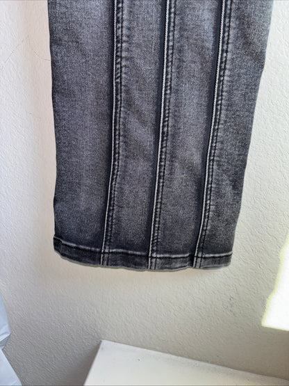 Kilogram men’s size 36 black stone wash jeans wide leg stretch