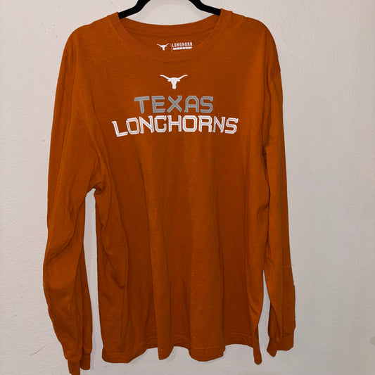 Texas Longhorns orange Long Sleeve shirt size extra large