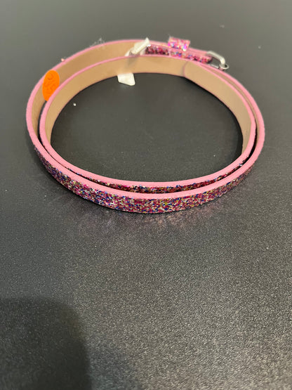 Pink w/ Glitter Girls Belt 31.5”