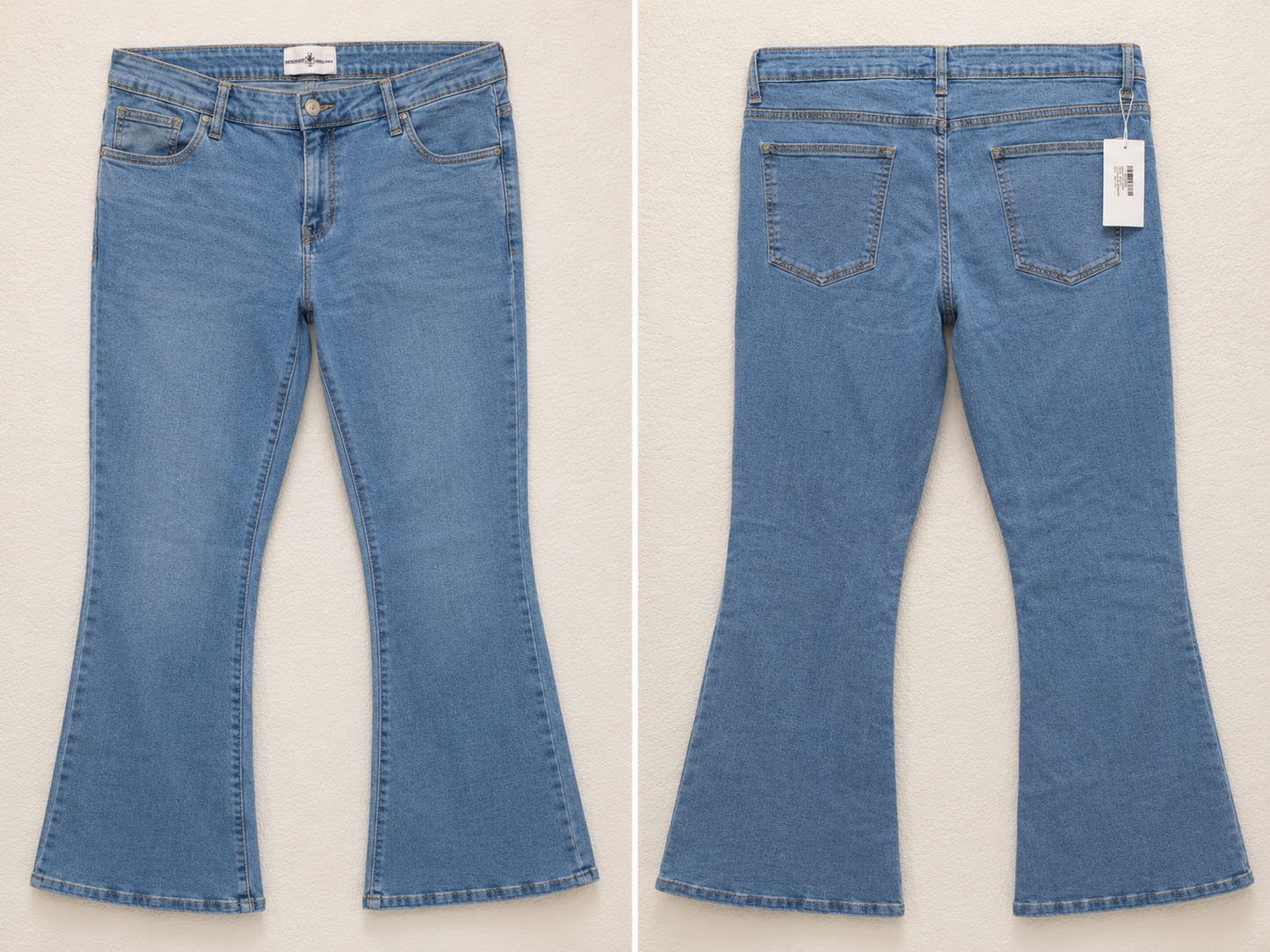 Madcap England Blue Denim Bell Bottom Jeans size 40