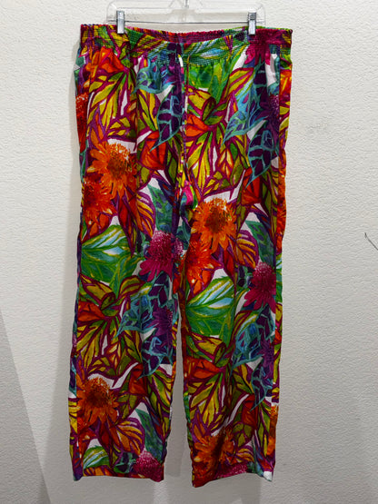 Lauren Ralph Lauren Women’s Floral Wide Leg Trouser Pants Pants size 2X
