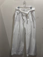Loft white wide leg trouser pants women’s size 12 tall