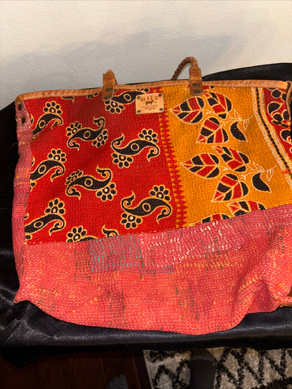 Will leather and Textile Tote with leather wallet Women’s