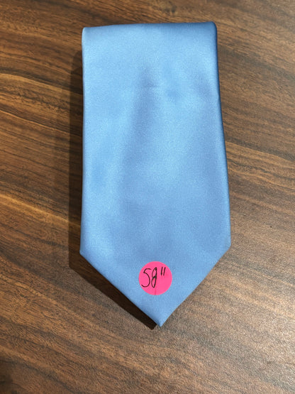 Geoffrey Beene Light Blue Tie 100% Polyester 58”