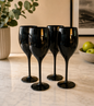 Mikasa Black Elegance Amethyst Crystal (Set of 4)