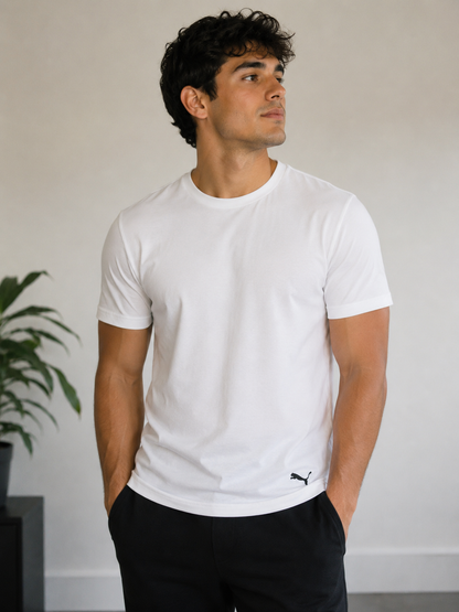 Puma Crewneck White T-shirts Men’s Large 3 pack