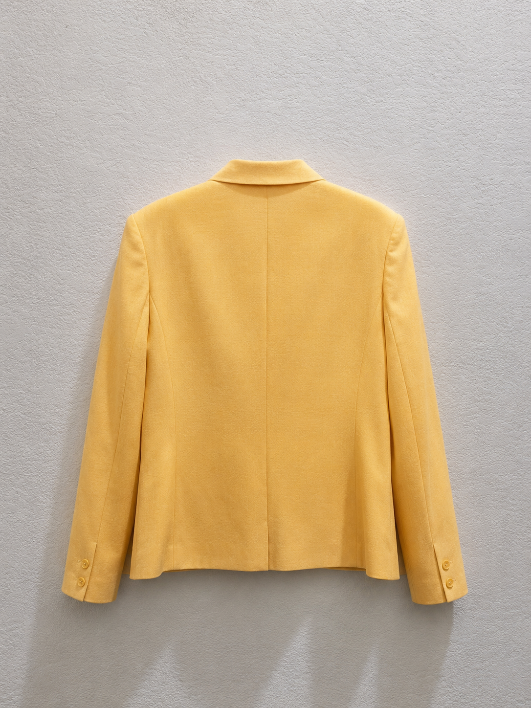 Yellow Blazer Women’s Jacket with Rose Brooch by Norton McNaughton