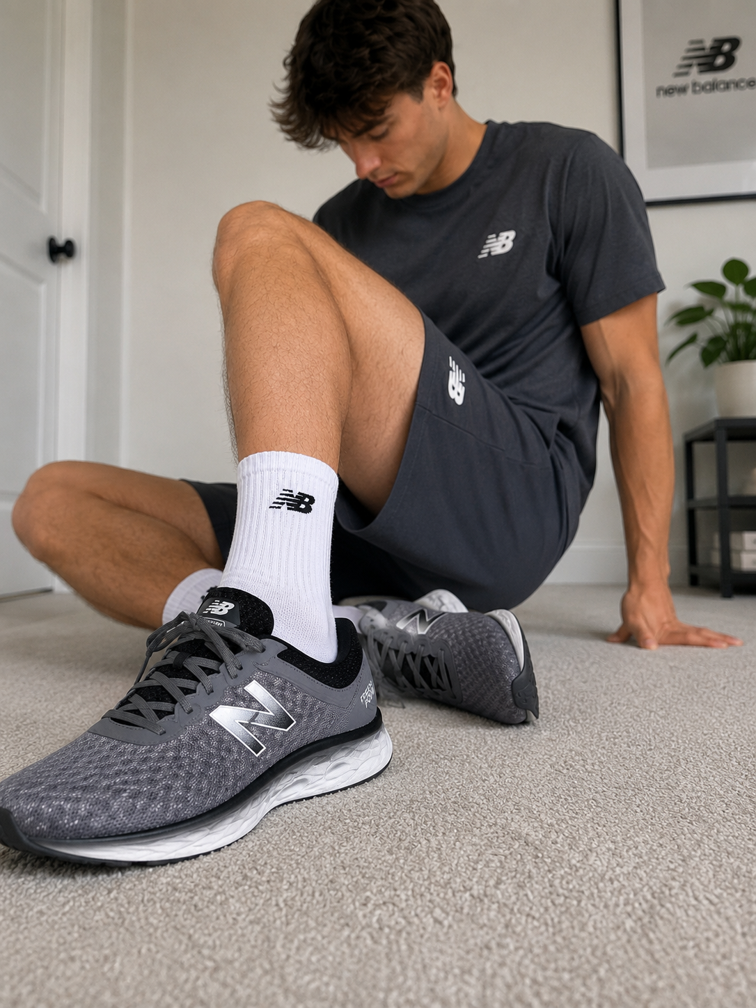 New balance, Gray Sneakers, Men’s 9.5
