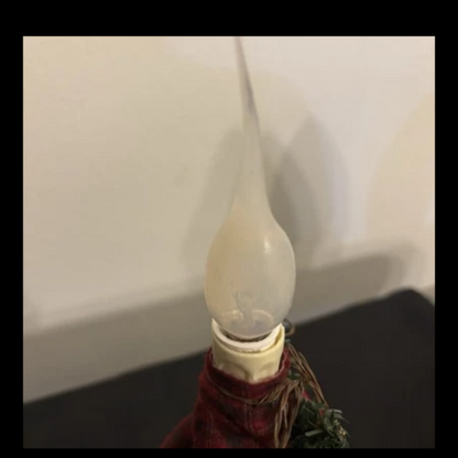 Vintage Christmas Snowman Lighted Table Lamp