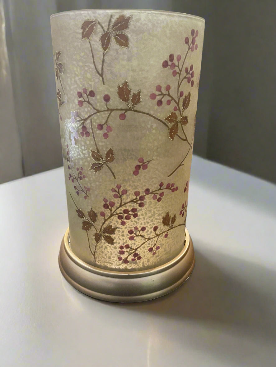 Large Floral Design Candle Holder