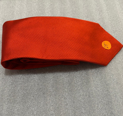 Robert Talbott Nordstrom Orange Silk Tie 58in