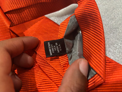 Robert Talbott Nordstrom Orange Silk Tie 58in