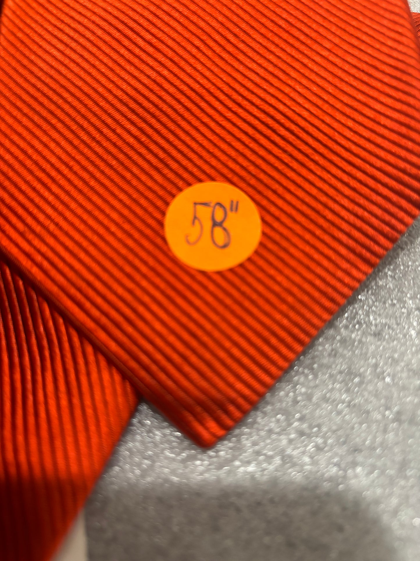 Robert Talbott Nordstrom Orange Silk Tie 58in