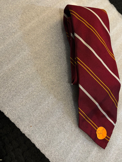 Polo by Ralph Lauren for Nieman Marcus Burgandy w/ Stripes 100 %Silk