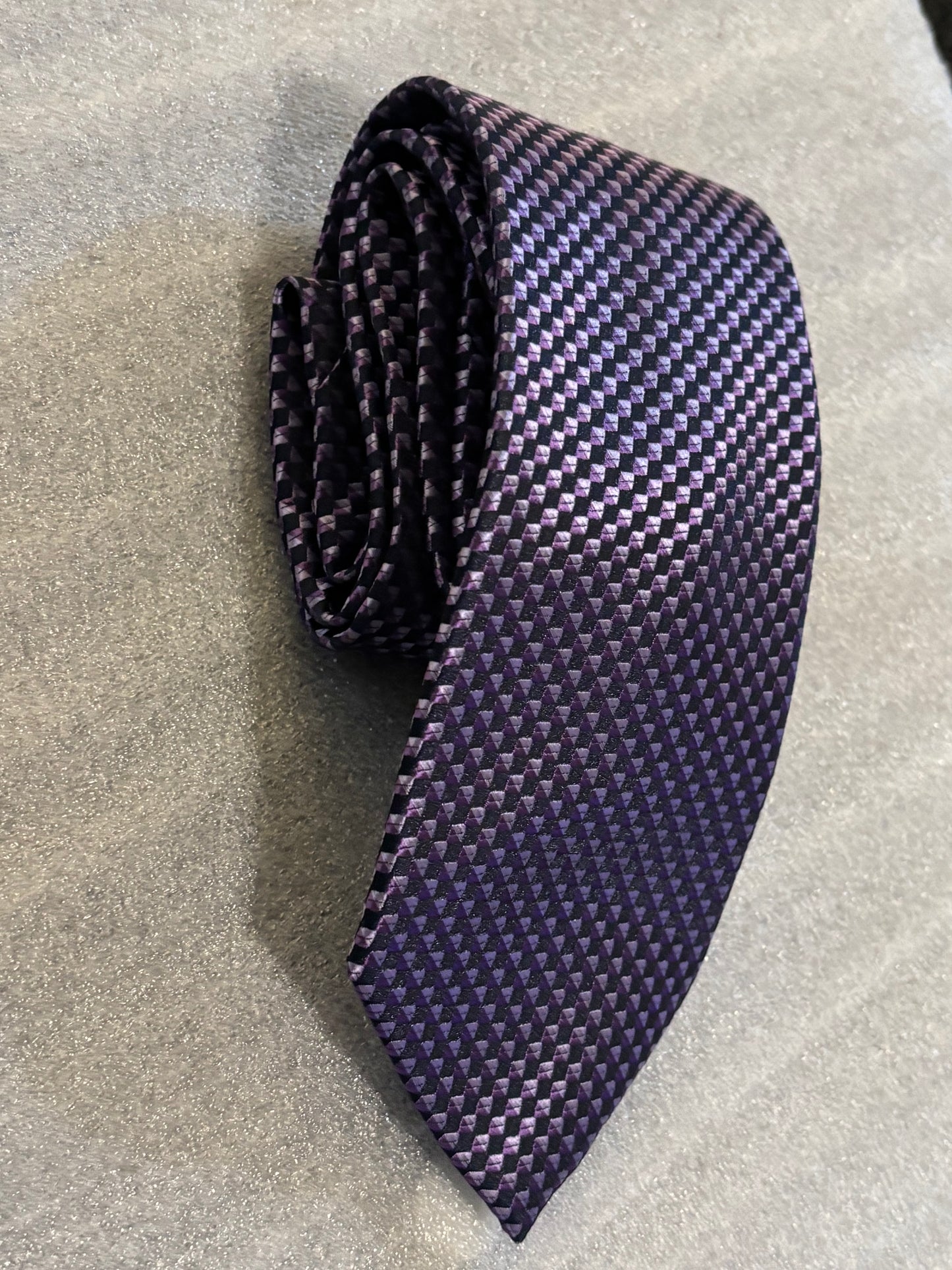 Jones New York Gray 100% Polyester 58in Tie