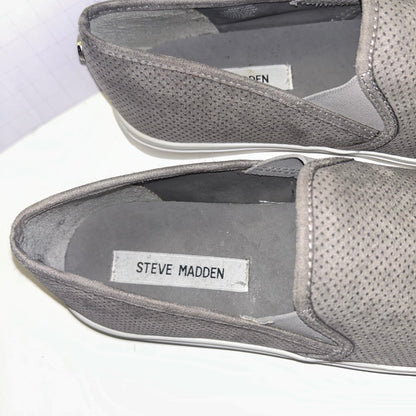 Gray Steven Madden Slip-ons (size 9)