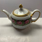 Tea Pot Roses and Gold Design  Ceramic