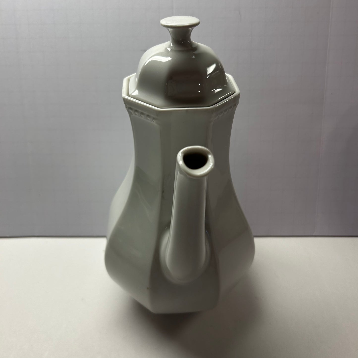 Vintage German White Porcelain Tea/Coffee Pot