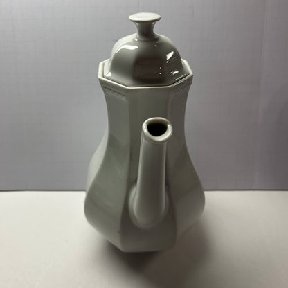 Vintage German White Porcelain Tea/Coffee Pot