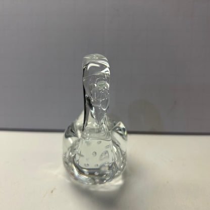 Glass Swan Figurine