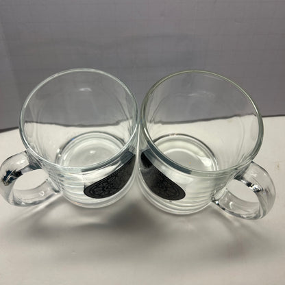 Oreo Cookie Clear Glass Mugs (set of 2)