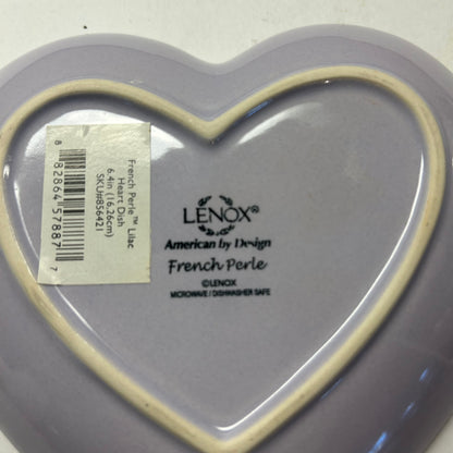 Lenox Lilac Heart "French Trinket Plate"