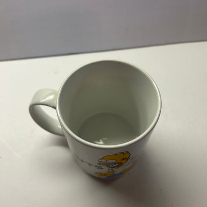 Simpson's "I Love Donuts" Mug w/ Homer Simpson