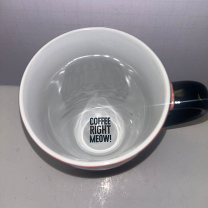 Pink Mug "Don't Stress Meowt!" w/ Black Cat