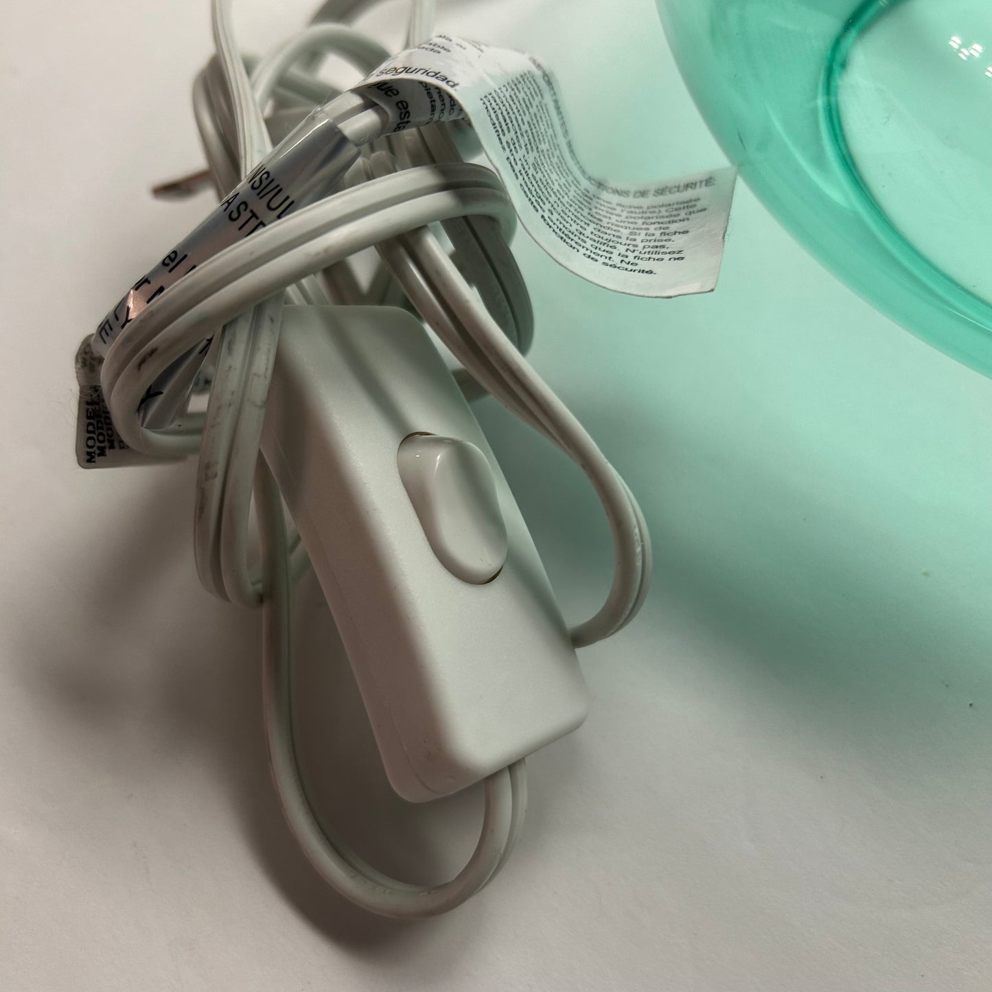Green Light Bulb Designed Lamp